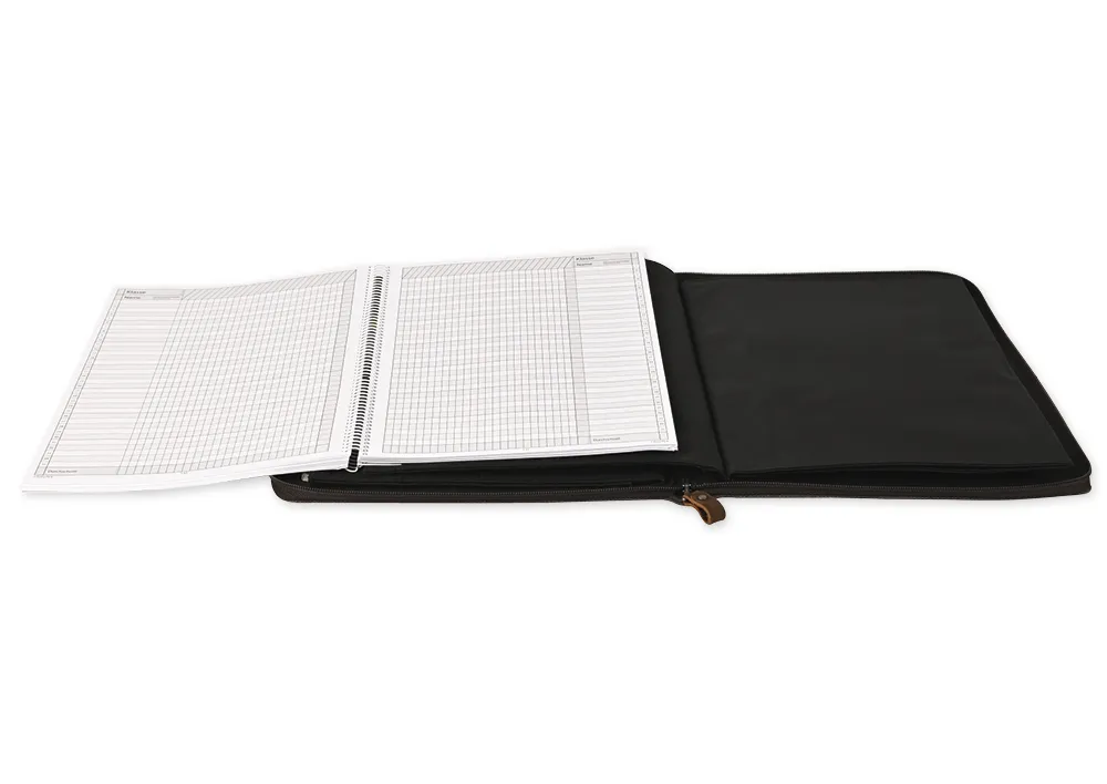 Organizer aus Canvas "Mobiles Büro", für Tablet und Block Organizer aus Canvas "Mobiles Büro", für Tablet und Block