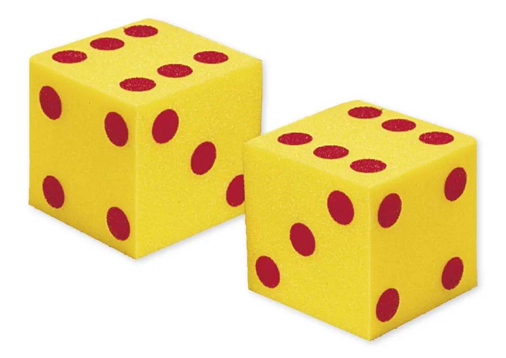 Skumkub stor Maxi 2 delar, 13 cm