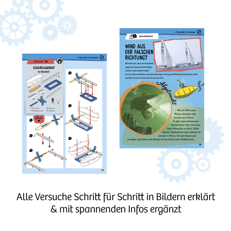 Experimentier-Kasten "Technik ganz einfach", 59-tlg.