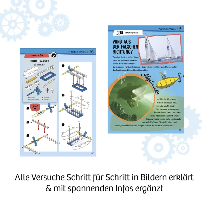Experimentier-Kasten "Technik ganz einfach", 59-tlg.