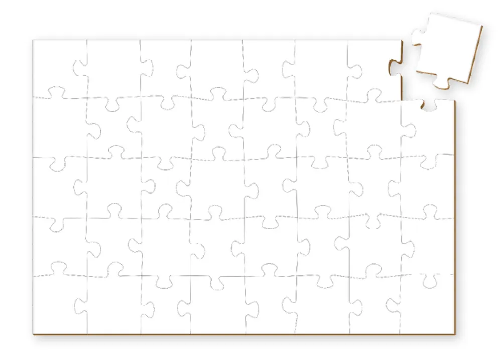 Puzzle zum Bemalen