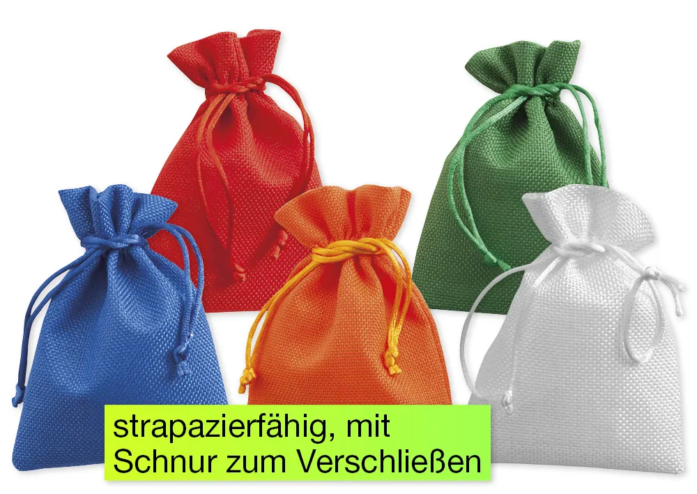 Beutel in Juteoptik, 10 Stück