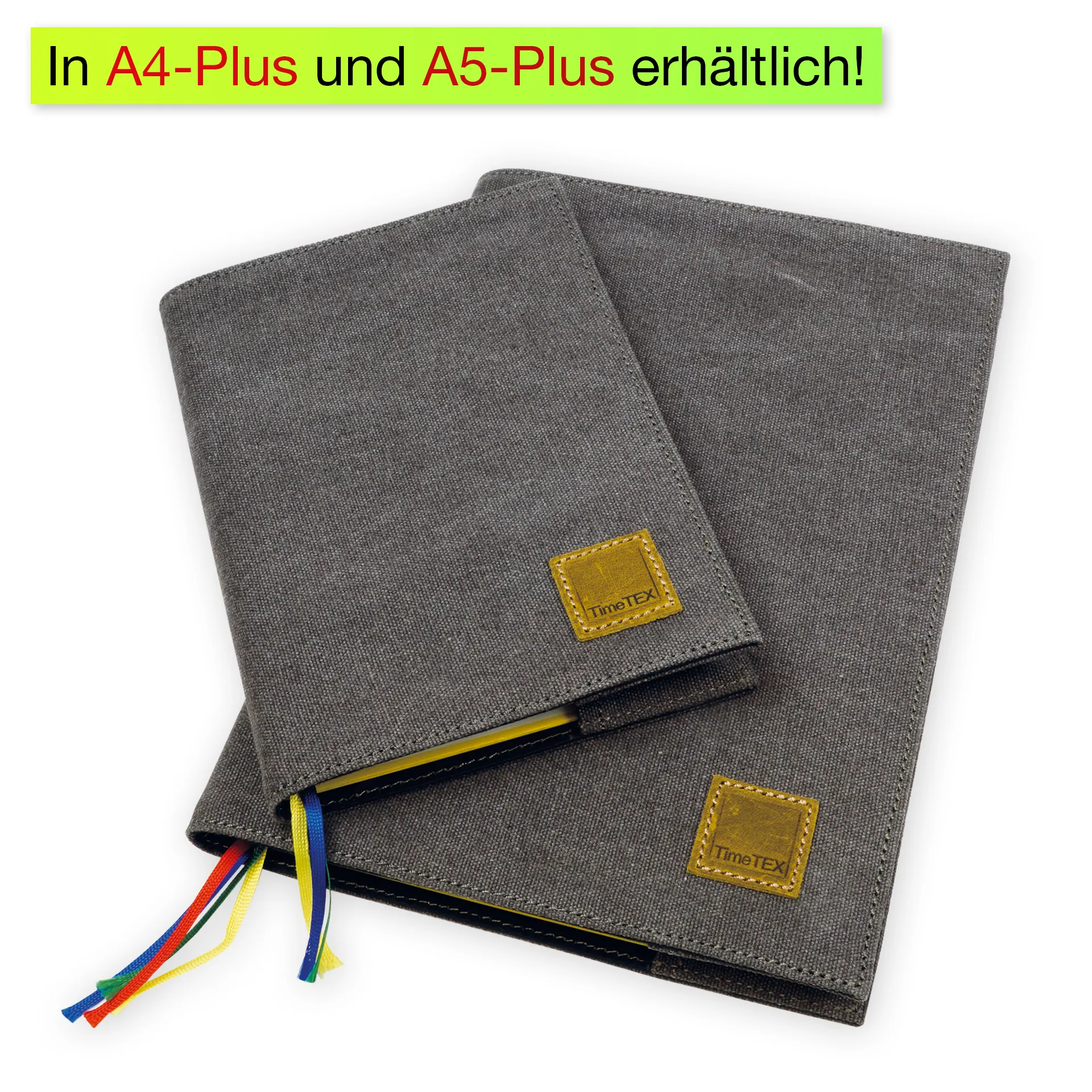 TimeTEX Agendaomslag A5-plus, canvas, met pennenlus