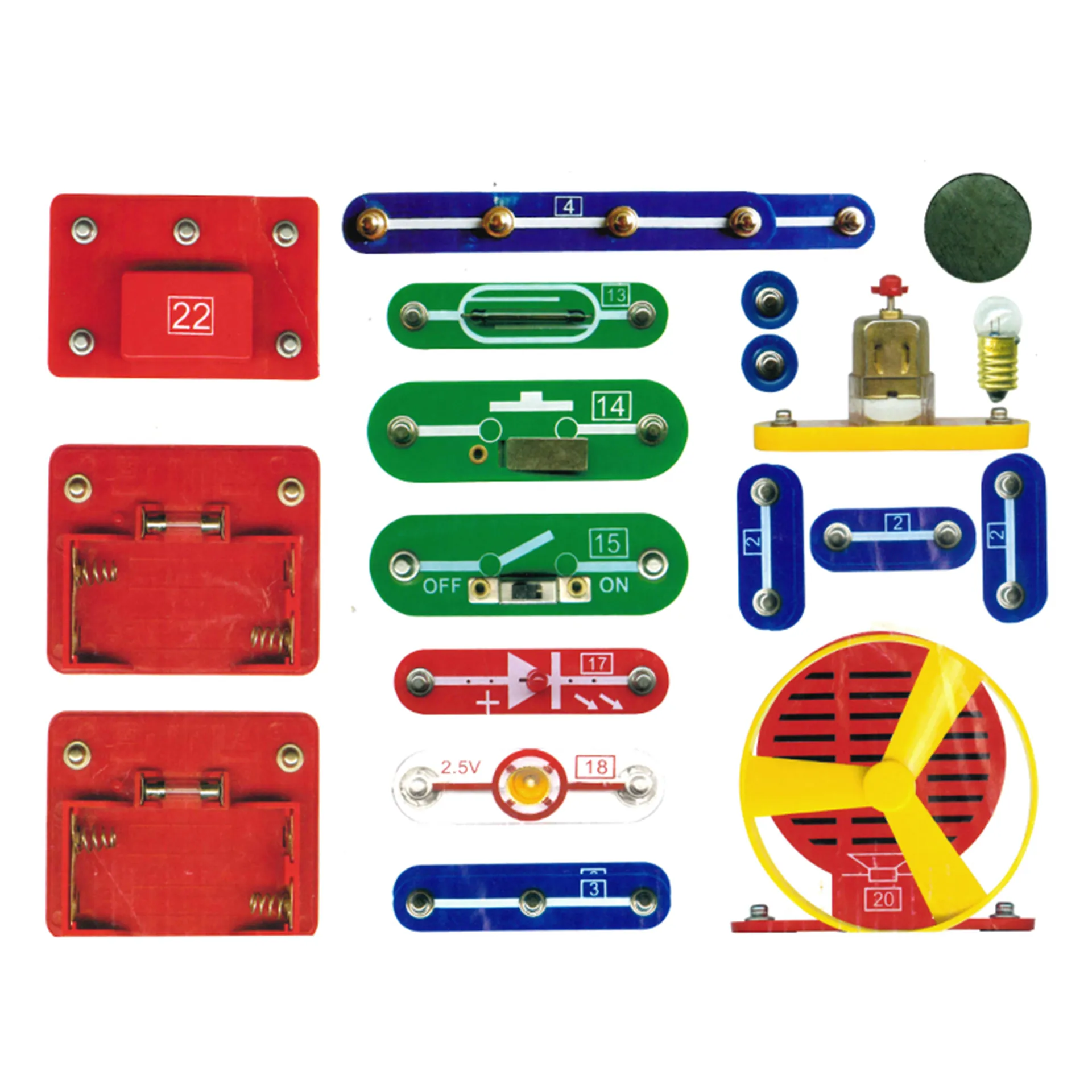 Elektro-Lernbaukasten "Erneuerbare Energien", 35-tlg. in Kunststoff-Box