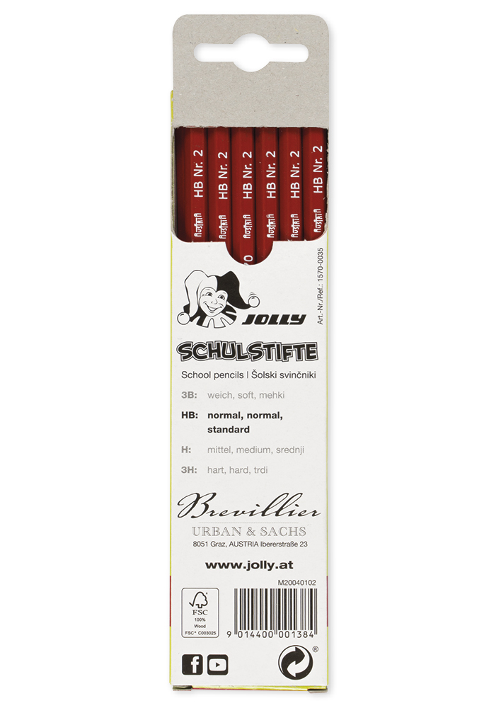 JOLLY Bleistift lackiert, 12-tlg.