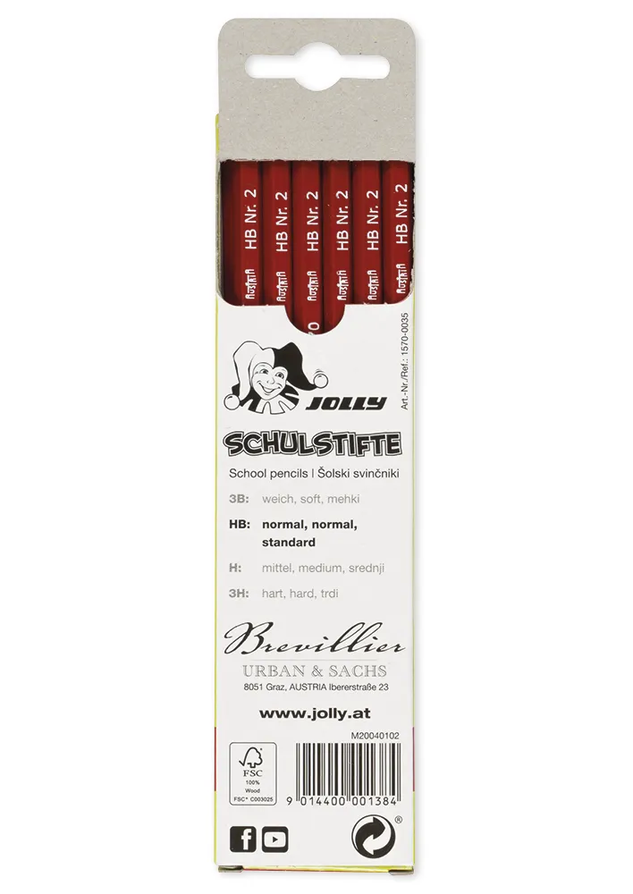 JOLLY Bleistift lackiert, 12-tlg.