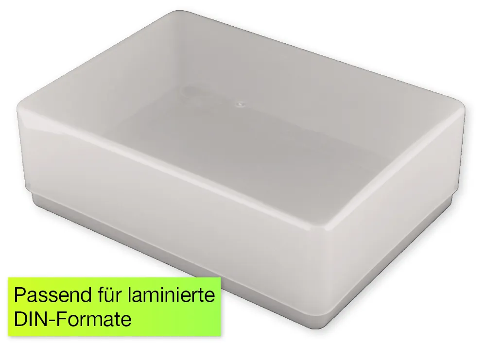 Plastlåda A6, transparent