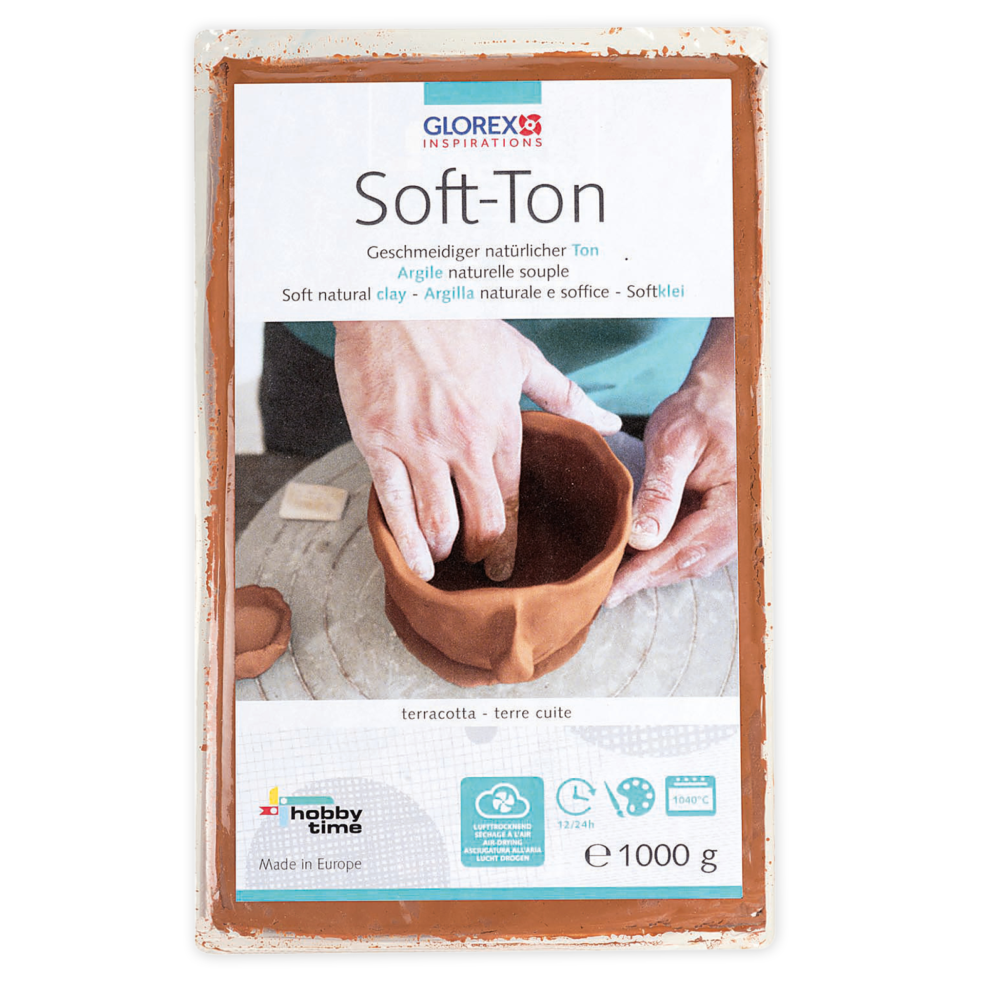 Hagemann Soft-Ton, lufthärtend/brennbar, 1.000 g