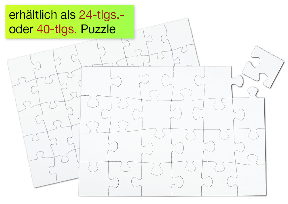 Pusselspel att måla själv