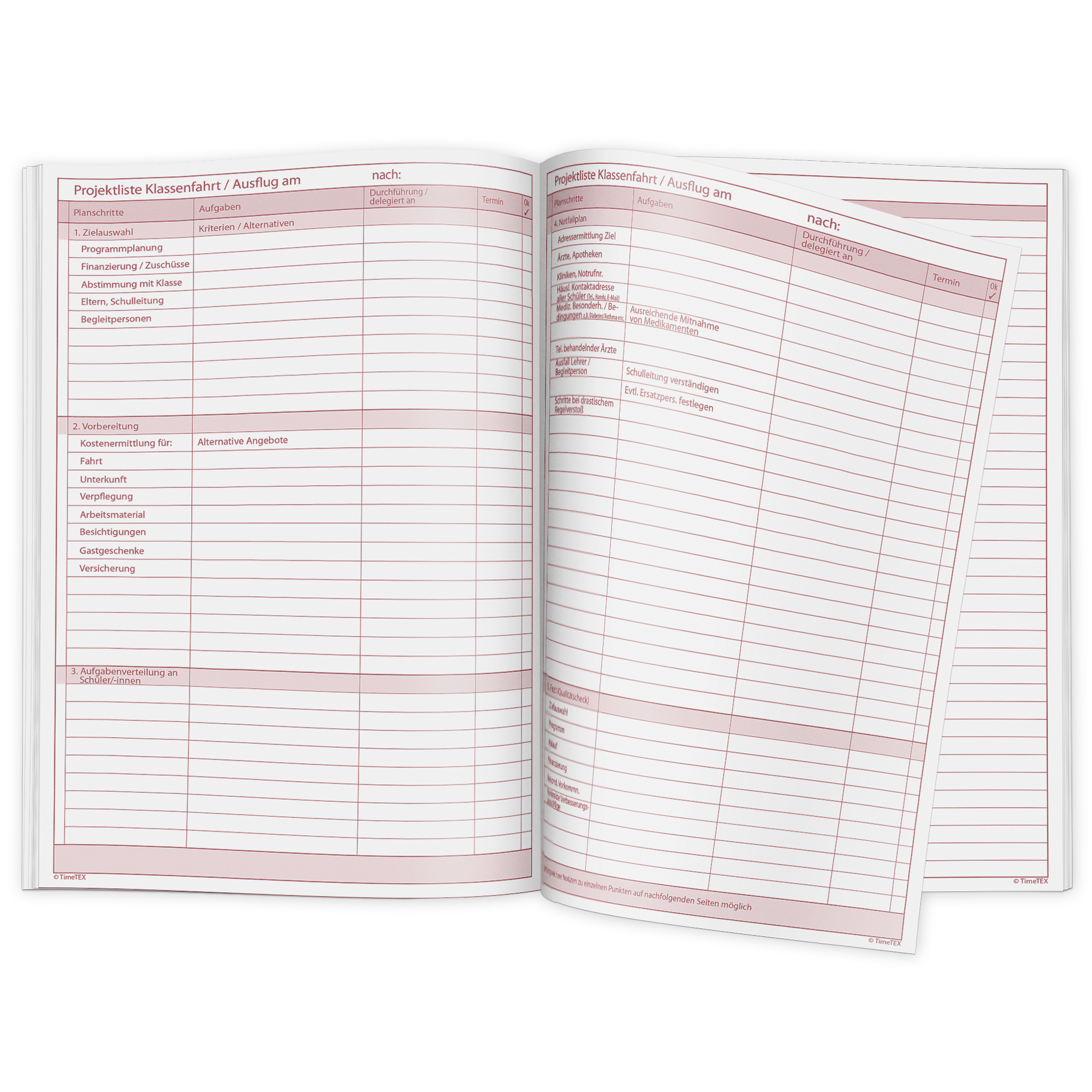 TimeTEX Klassenleiter-Heft, A4  