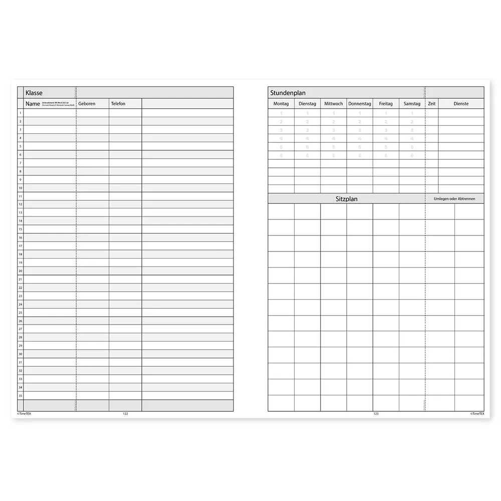TimeTEX Trend-Schulplaner A5, 2026/2027, flieder