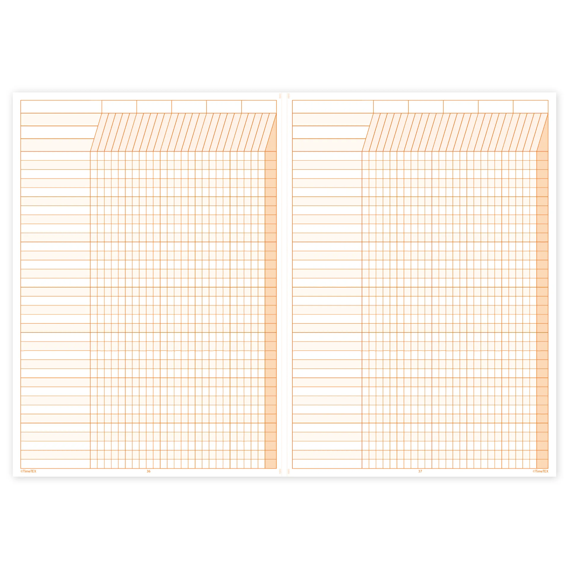 TimeTEX Heft Universal-Listen A4, 64 Seiten