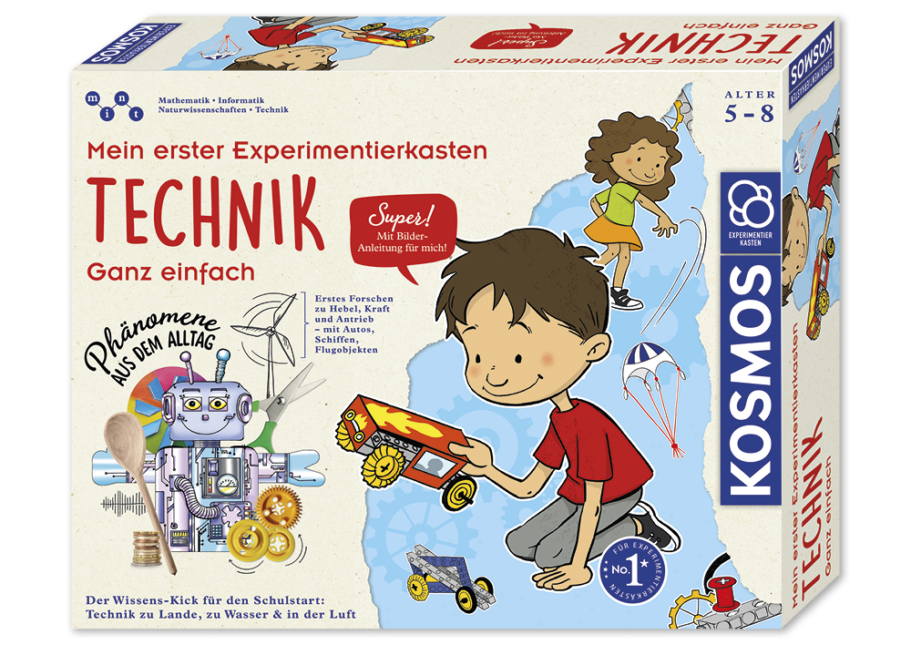 Experimentier-Kasten "Technik ganz einfach", 59-tlg.