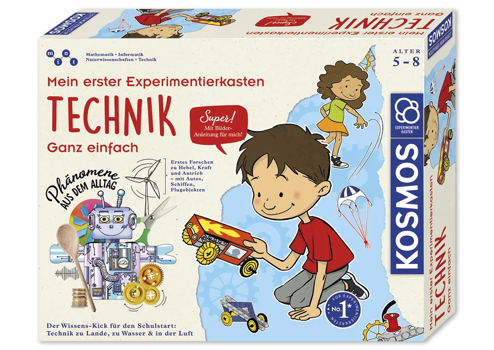 Experimentier-Kasten "Technik ganz einfach", 59-tlg.