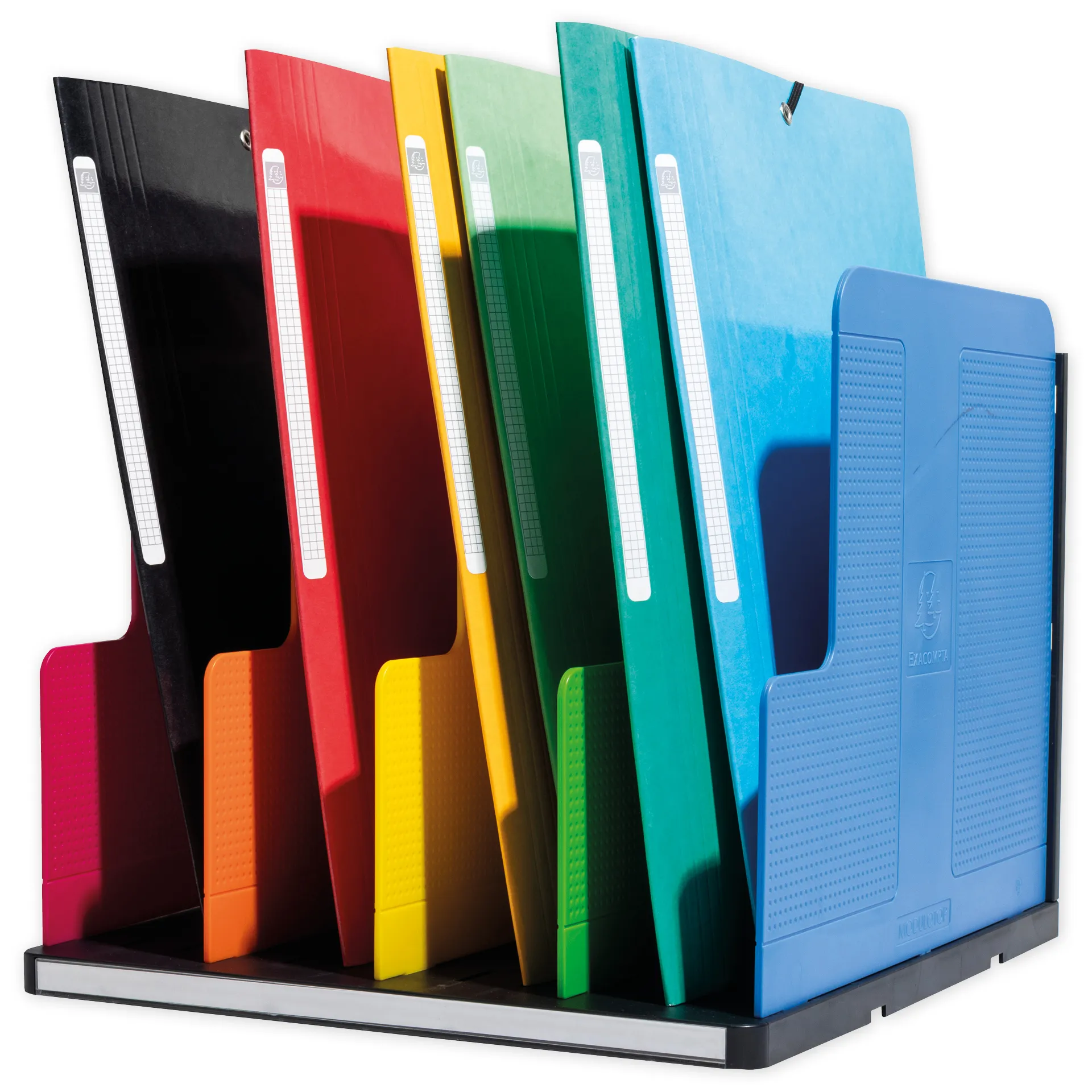 Sorteerrek "regenboog", 4 vakken, variabel