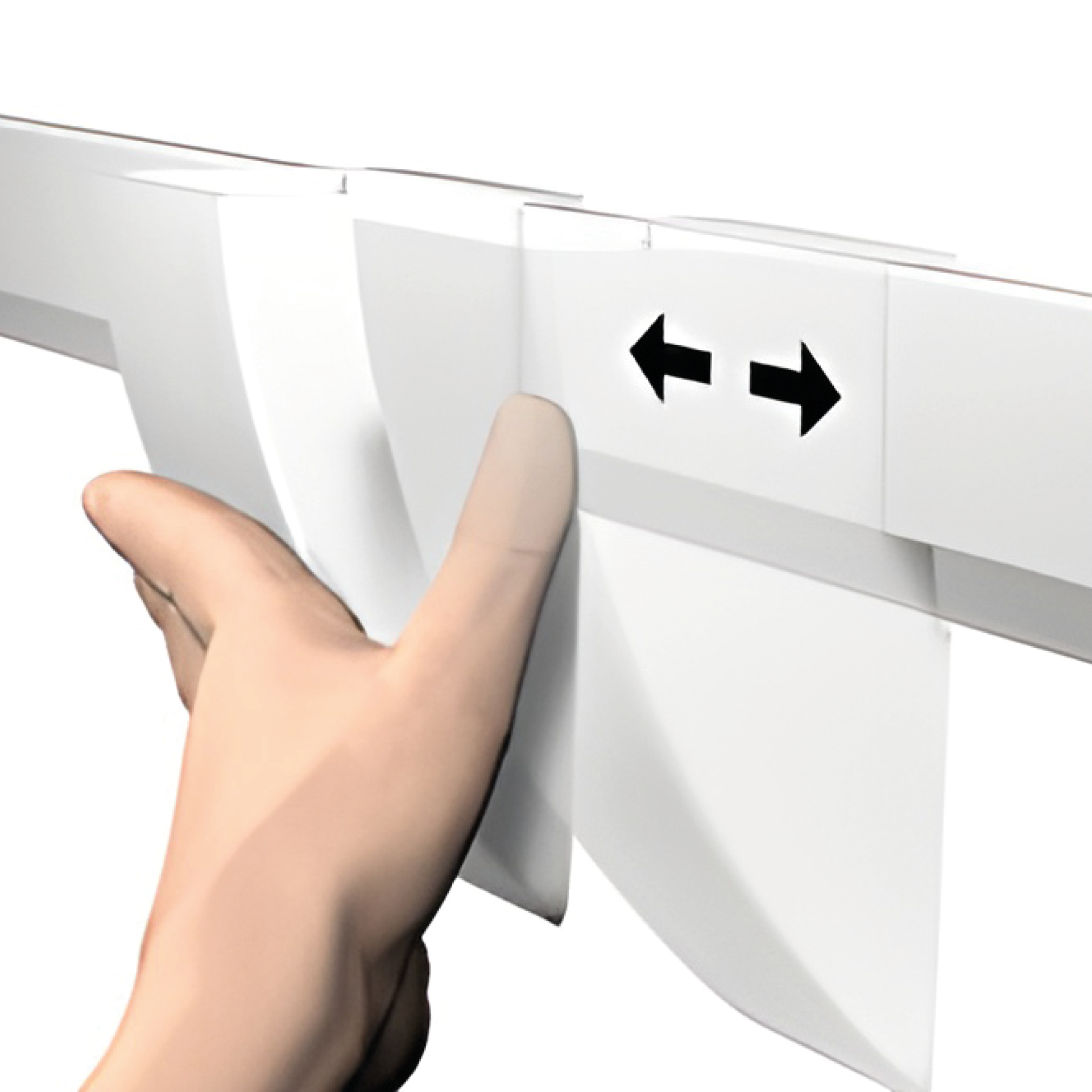 Utensilien-Box für Info-Leiste, weiss, 1 Stück