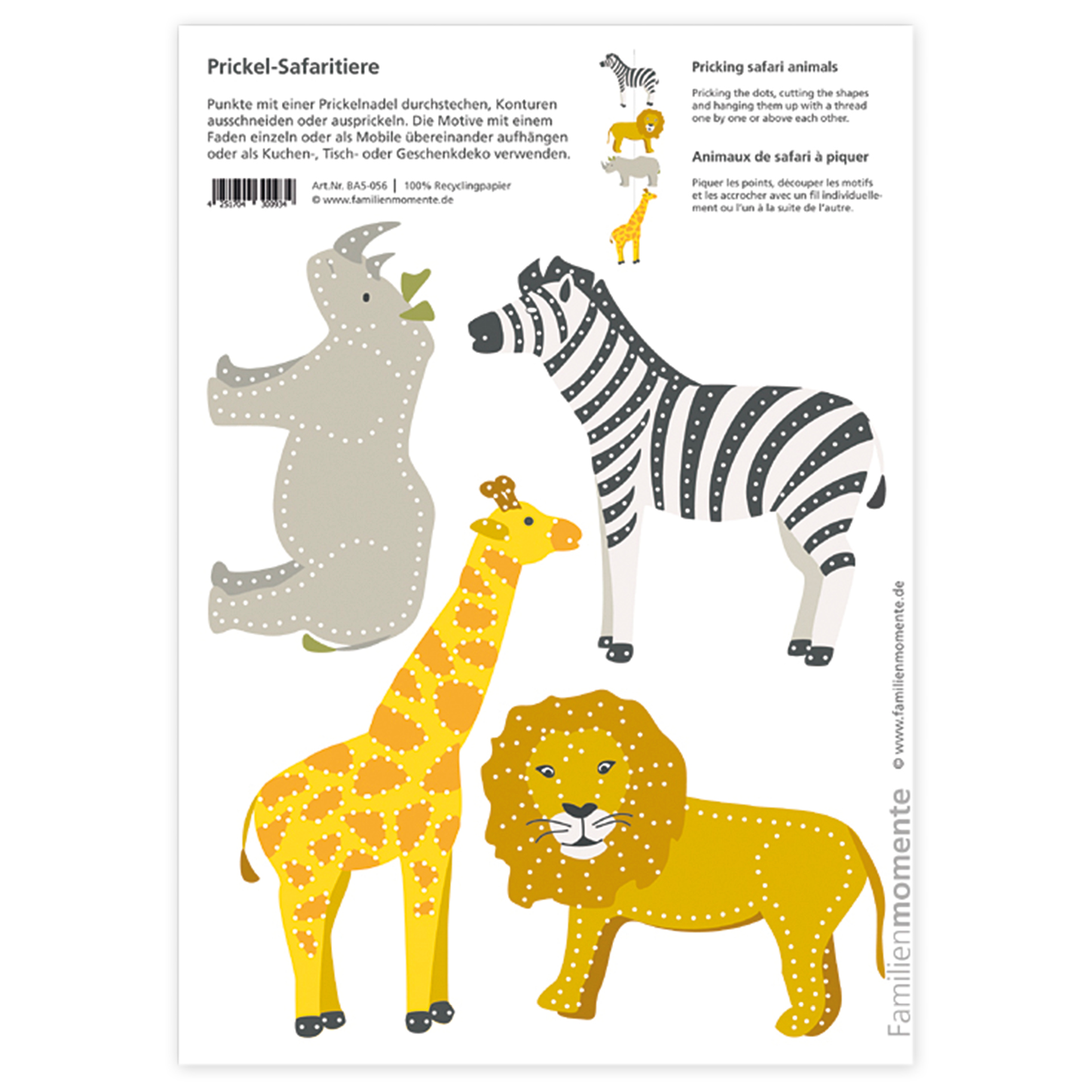 TimeTEX Prickelmotiv DIN A5, 10 Bögen