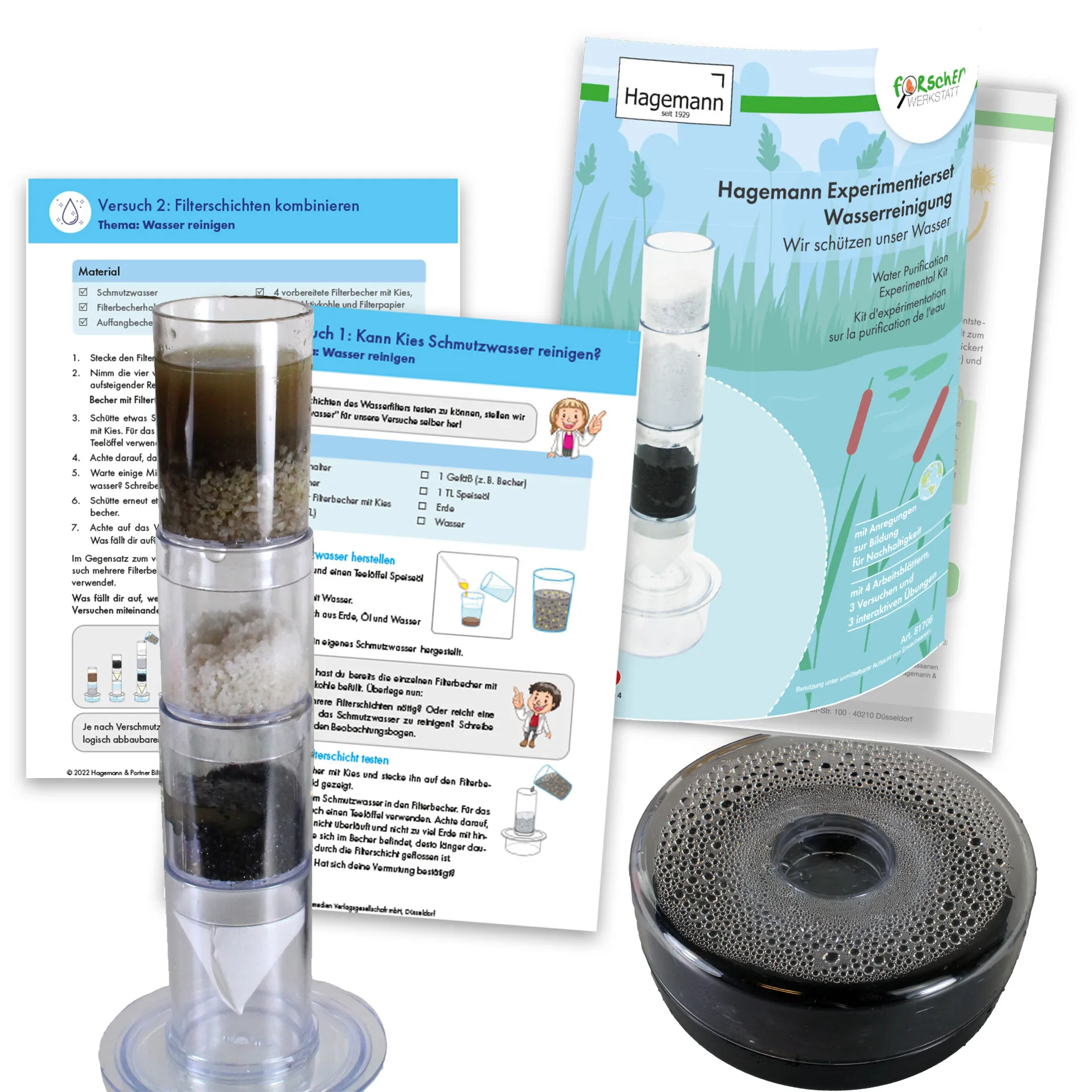 Experimentier-Set "Wasserreinigung", 9-tlg.