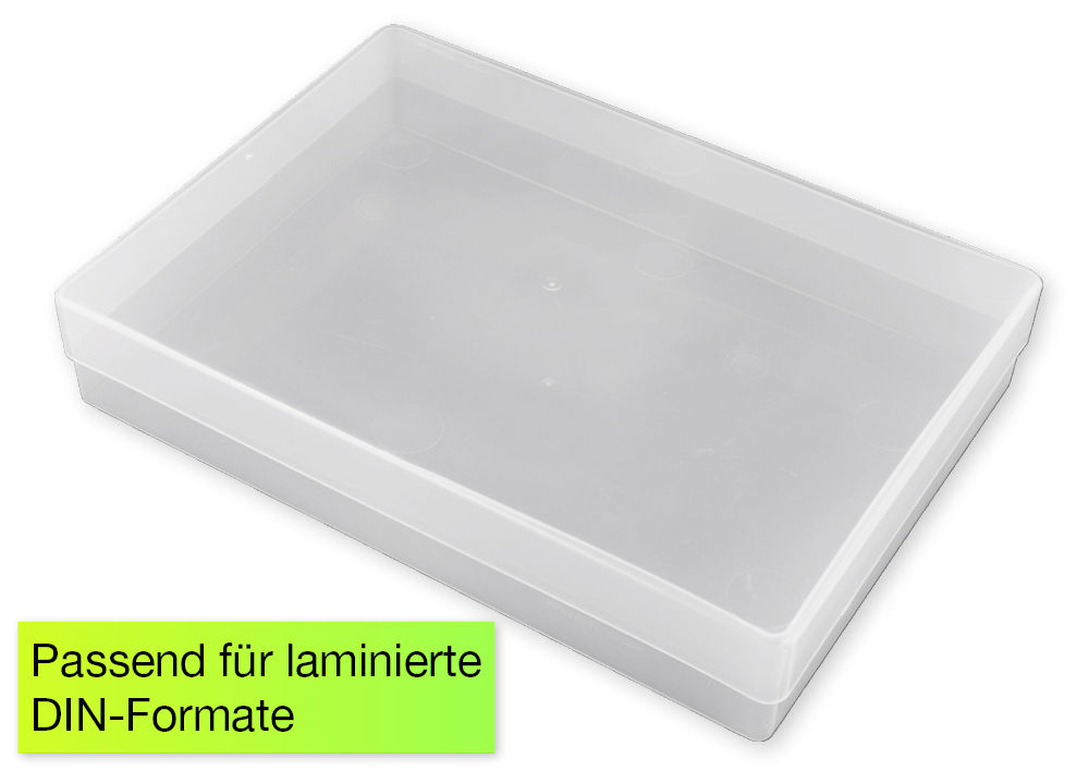 Plastlåda A4 färgad