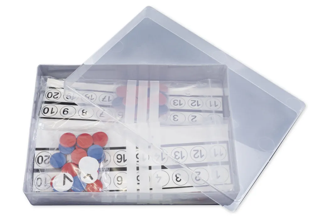 Satz Rechenleisten/Plättchen-Sets Zahlenraum bis 20, in Box, 198-tlg.