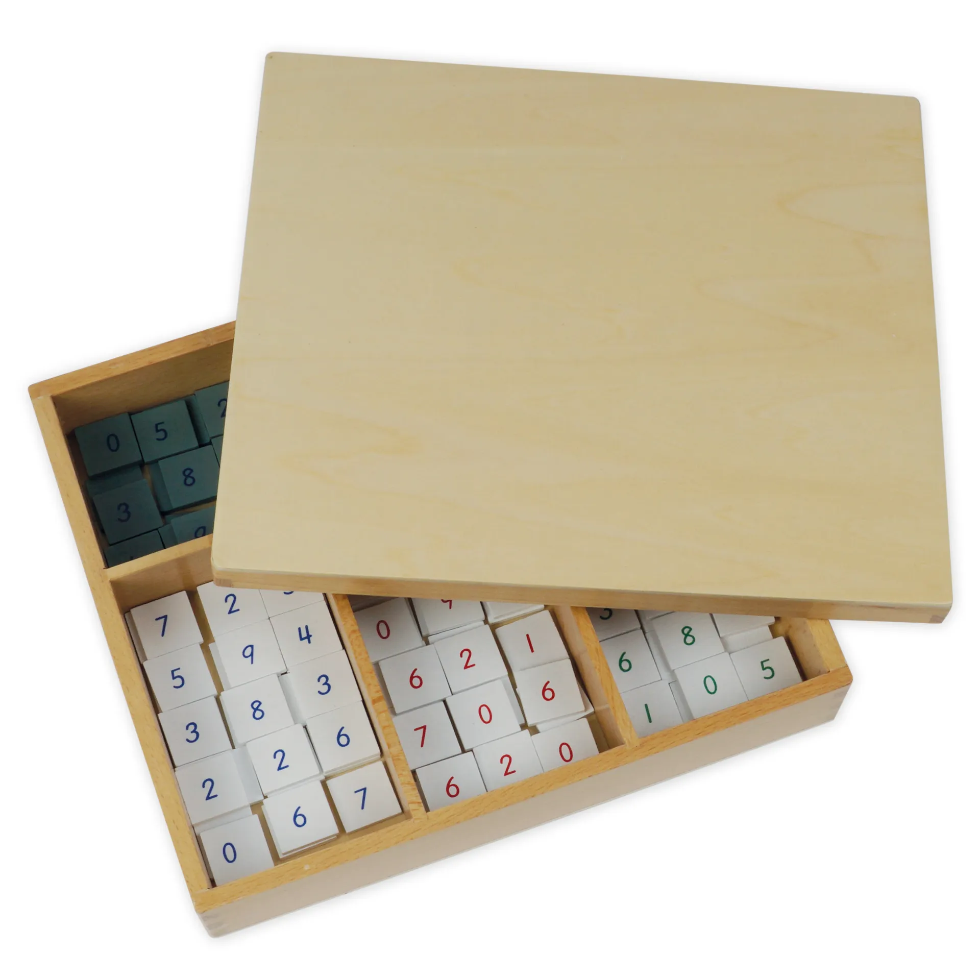 TimeTEX Kasten mit nummerierten Marken "Montessori Premium"