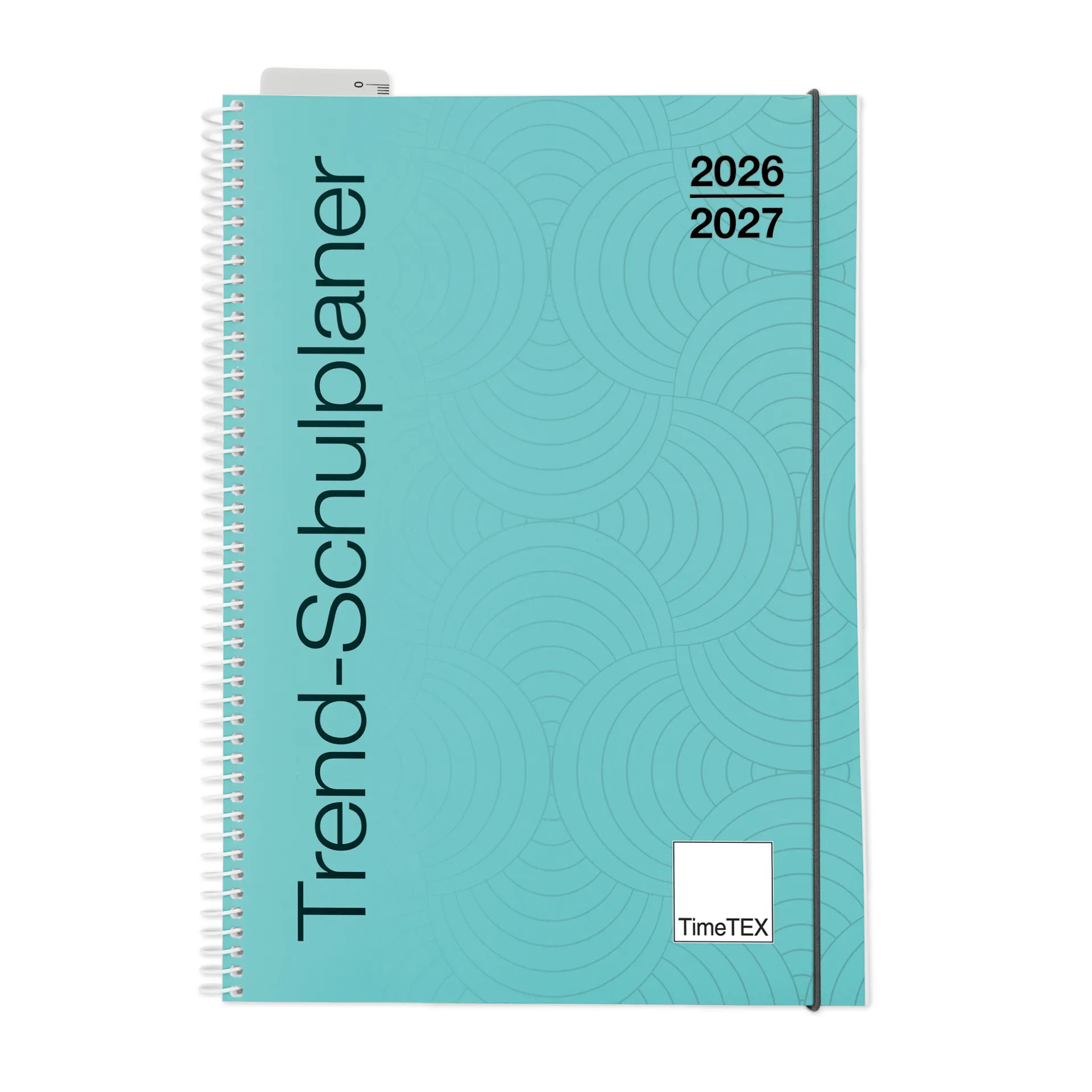 TimeTEX Trend-Schulplaner A5, 2026/2027, lagune