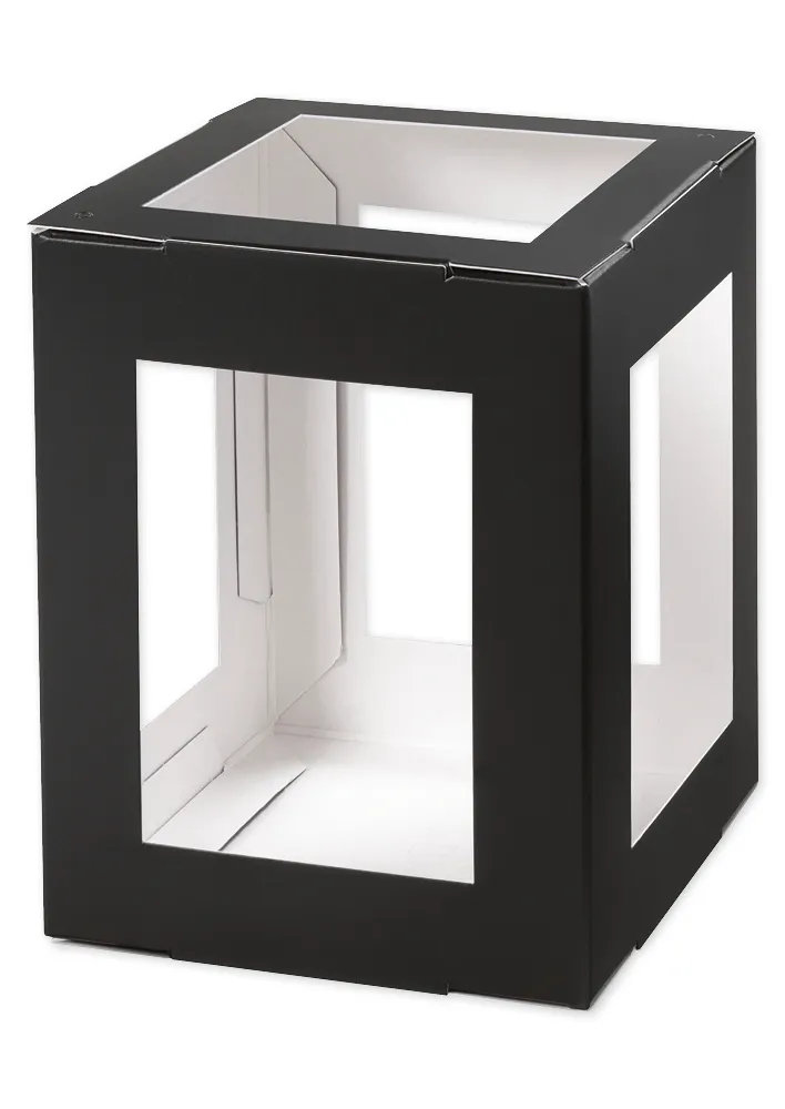 Lanternes colorées à assembler, 13.5x13.5x18 cm, 5 pcs