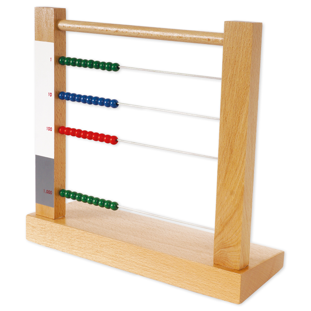 TimeTEX Mažas karoliukų rėmelis "Montessori Premium"