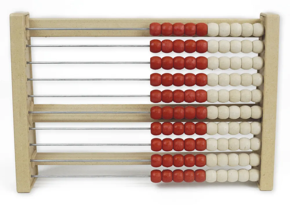 Klassensatz Rechenrahmen für 100-er Zahlenraum, 11-tlg., in Box