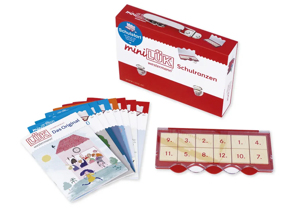 miniLÜK Schulranzen "Schulstart", 8-tlg. im Koffer