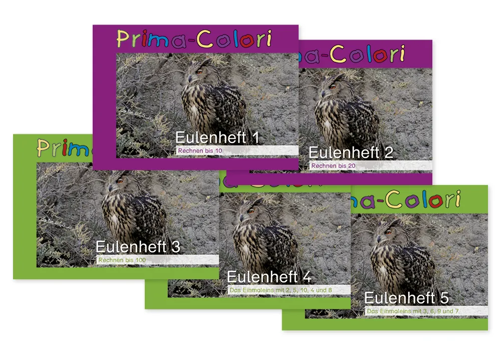 Set Eulenhefte 1-5