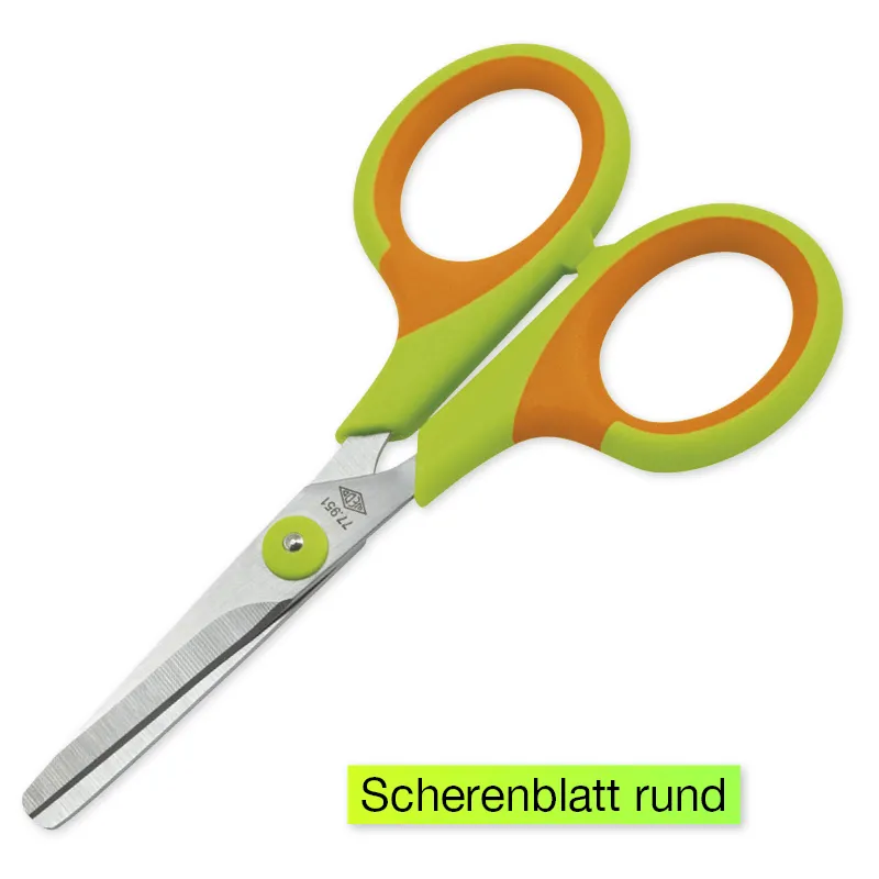 Kinderschere Soft Kid, Schneidblatt rund