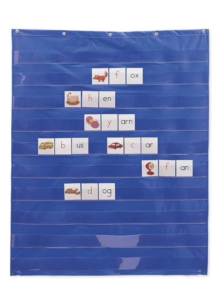 Taschen-Vorhang mit Transparent-Taschen