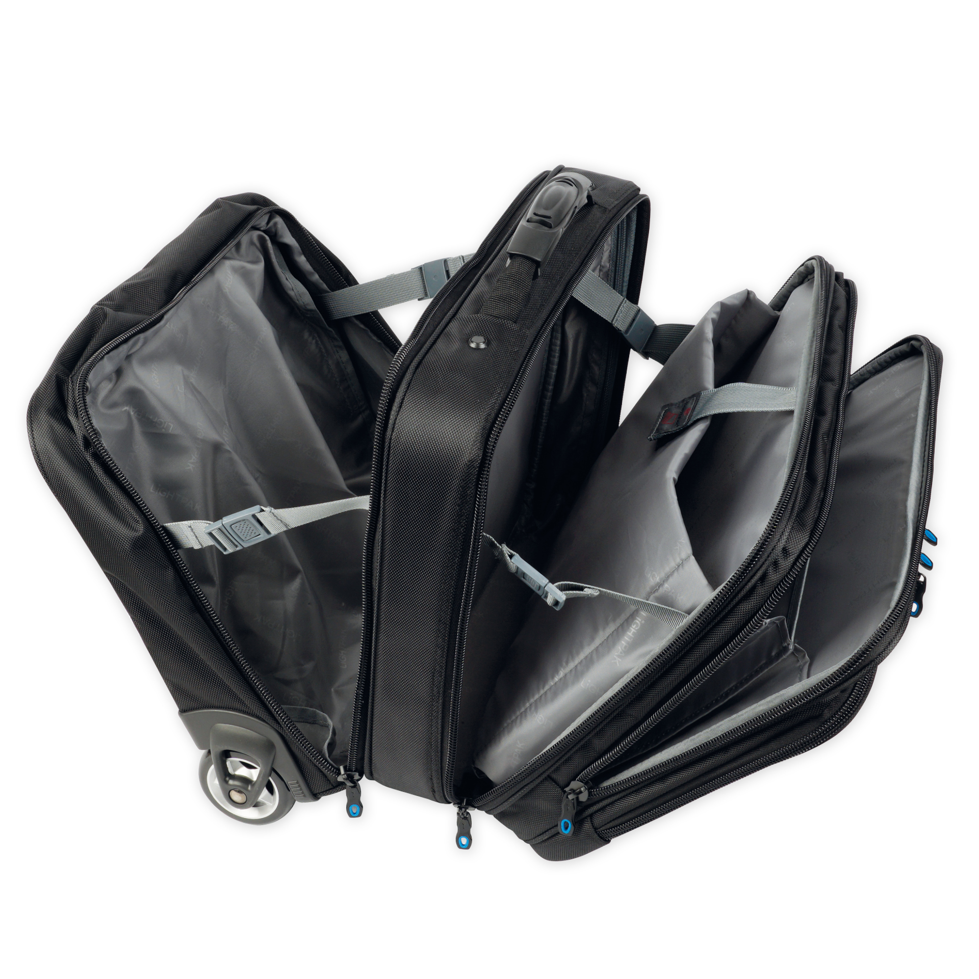 Multifunktions-Trolley "Pera Trend XXL" Lightpak, schwarz