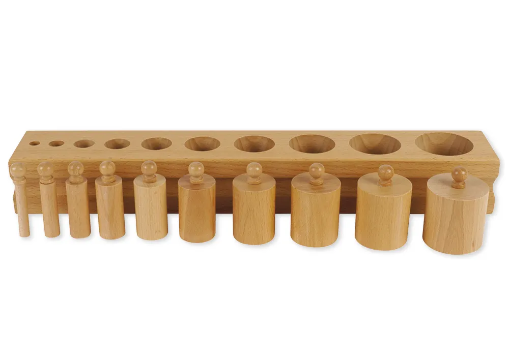 TimeTEX Block mit Zylindern 2 "Montessori Premium"