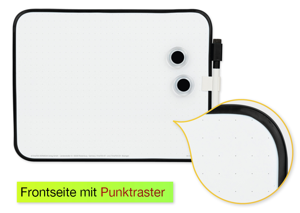 Klassensatz Whiteboard A4-Plus, doppelseitig, 25 Stück in Box