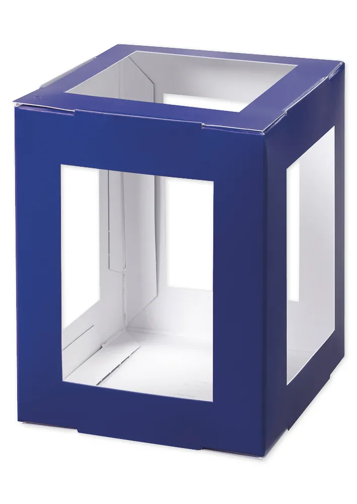 Laternen zum Stecken, 13,5x13,5x18 cm, 5 Stück farbig sortiert