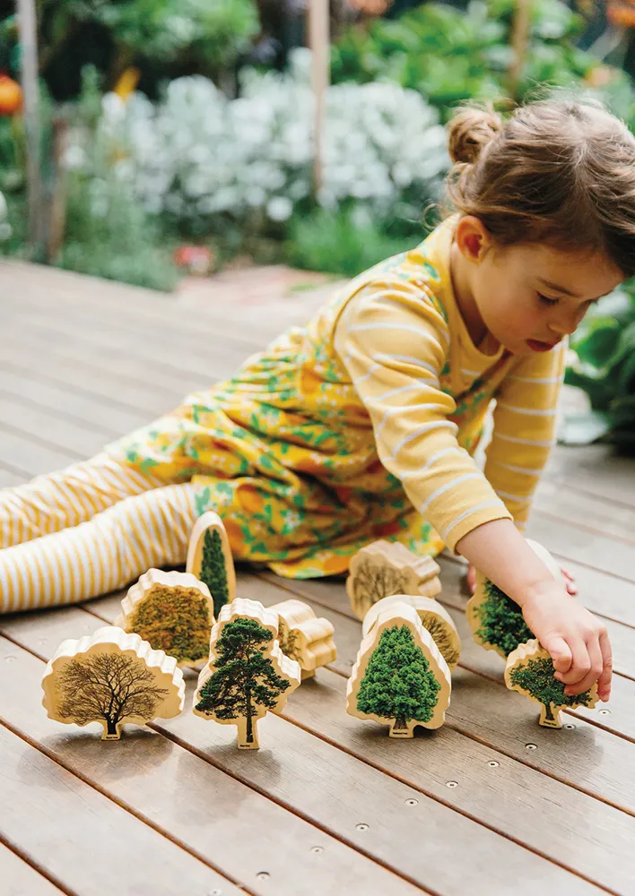 Seizoensbomen van hout, 10-delig