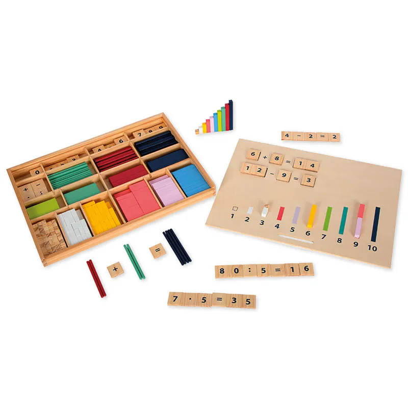 Lernbox "Rechenstäbchen und Zahlen", 460-tlg. Lernbox "Rechenstäbchen und Zahlen", 460-tlg.