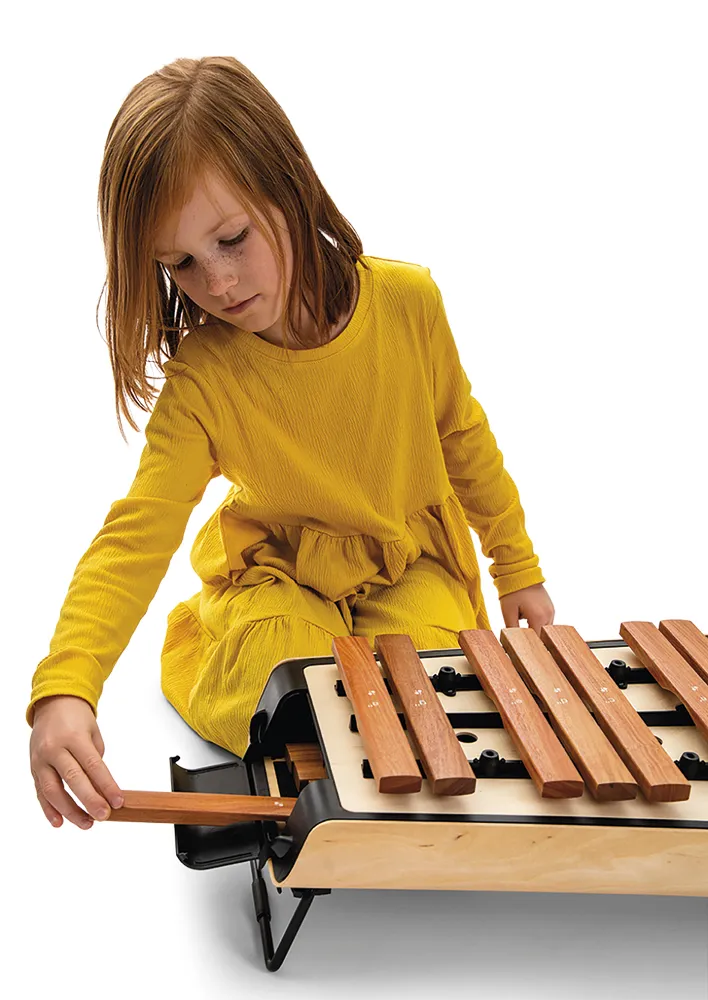 SONOR SMART Xylophon, Sopran c2-a3 + fis2, b2, fis3, mit Schlägel, zum Stapeln, SSX 100 DE