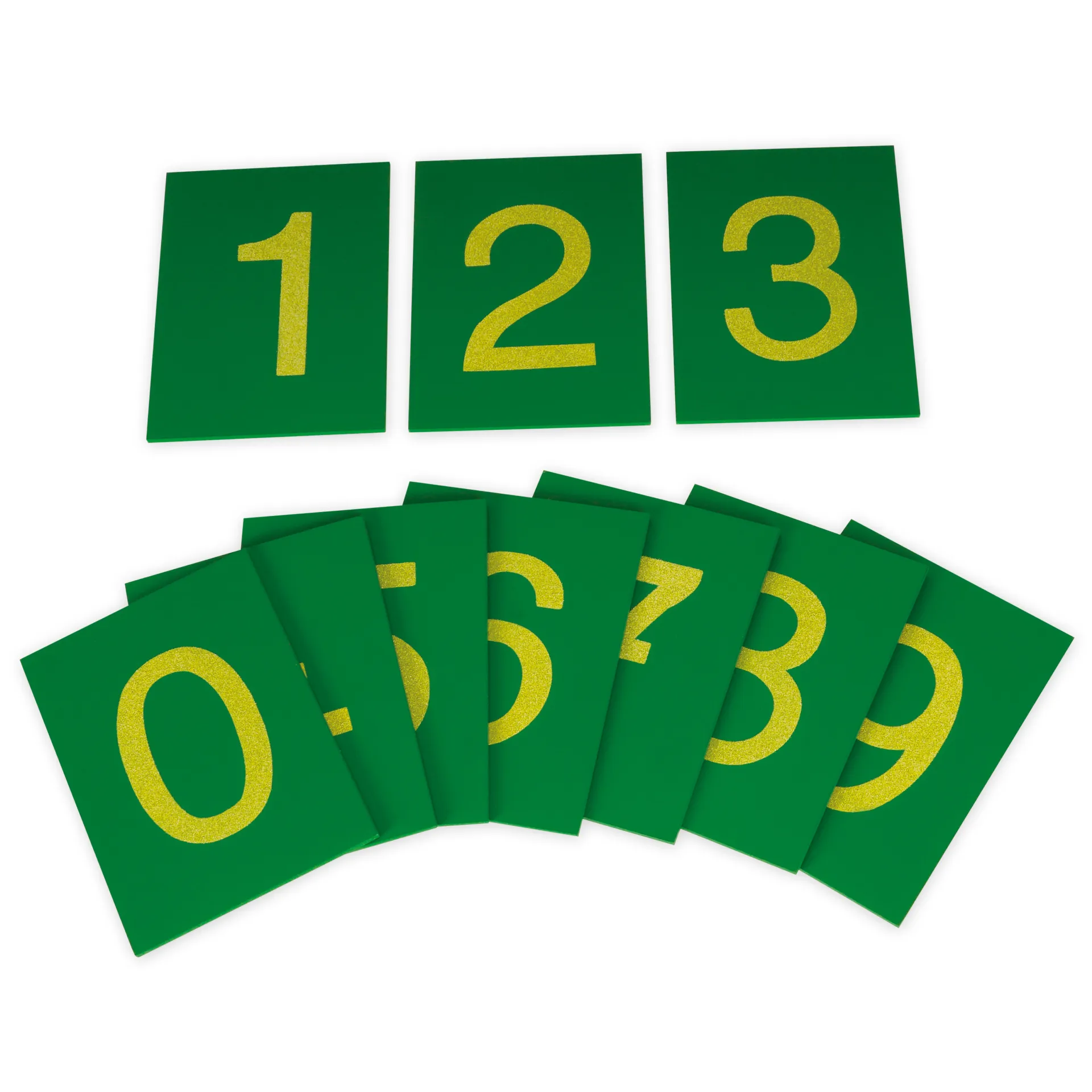 TimeTEX Set Sandpapier Ziffern mit Kasten "Montessori Premium"