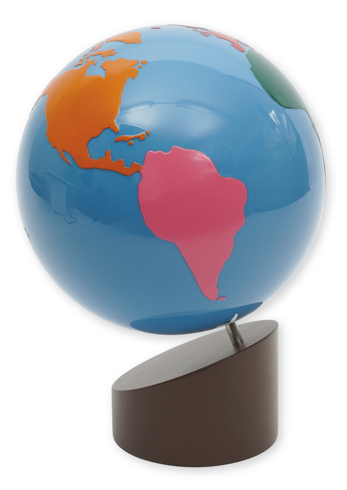 TimeTEX Globe Continents "Montessori Premium"