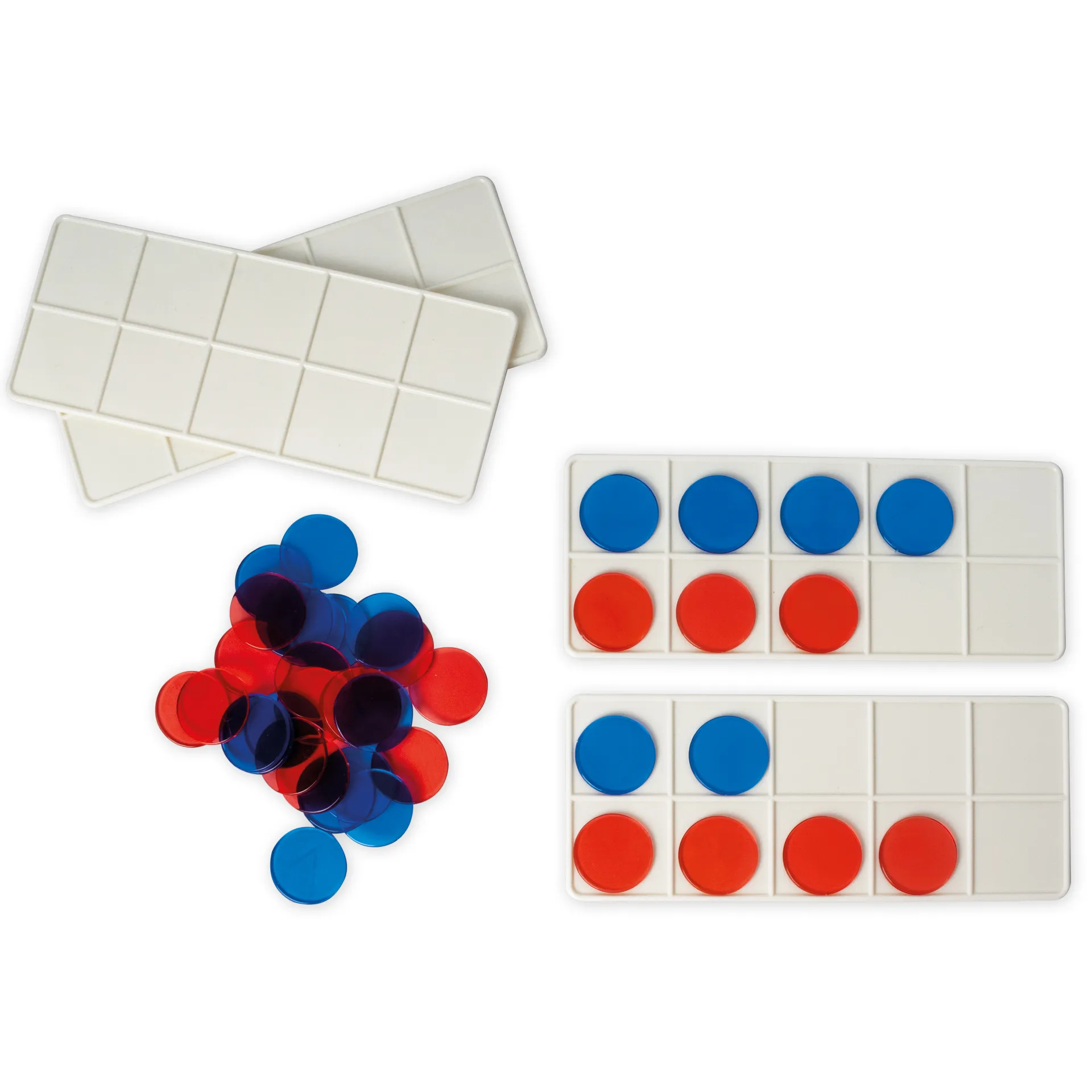 TimeTEX Rechenleisten/Plättchen-Set bis 20, 44-tlg.