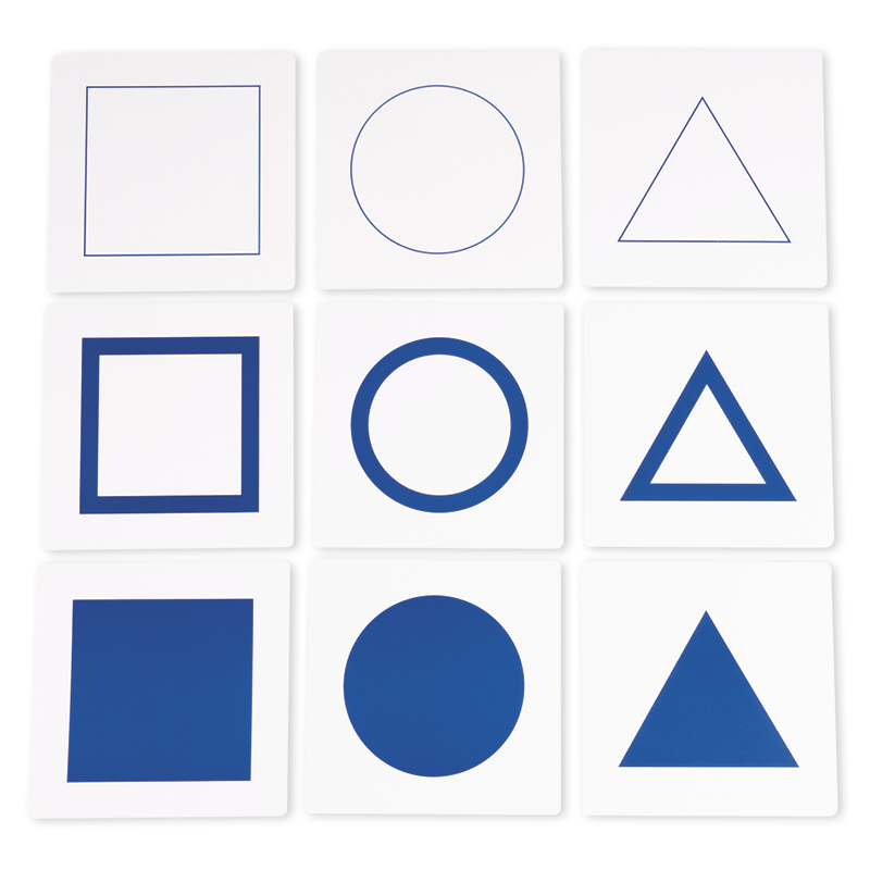 Hagemann TimeTEX Geometrischer Kartensatz für Einführungsrahmen "Montessori Premium"