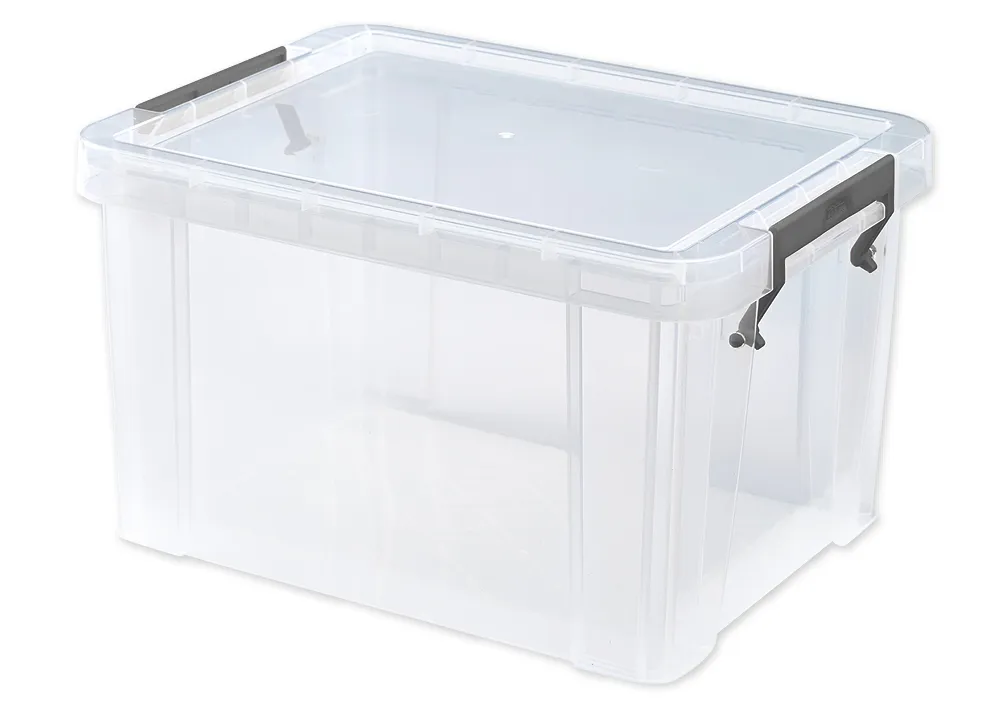 Kunststoff-Box stapelbar, transparent, 5 Liter (A5 XL)