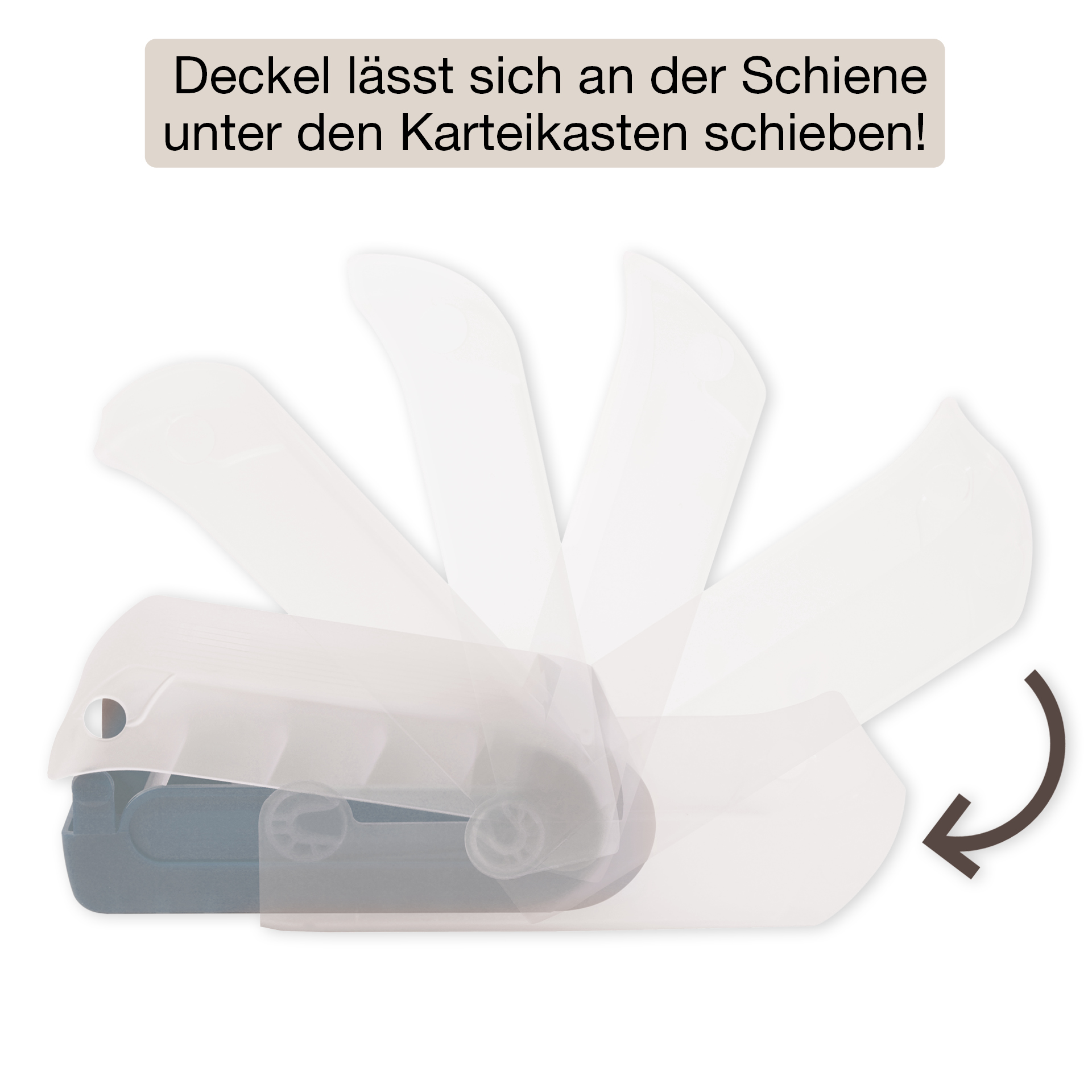 Pudełko na dokumenty A8, tworzywo sztuczne