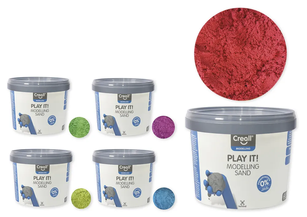 Modelliersand farbig, 750 g