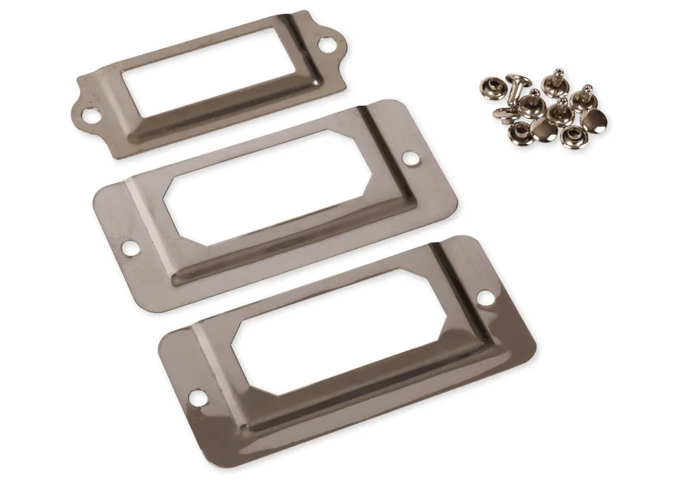 Karteikasten aus Pappe, weiß, 3 verschiedene Größen mit Klappdeckel