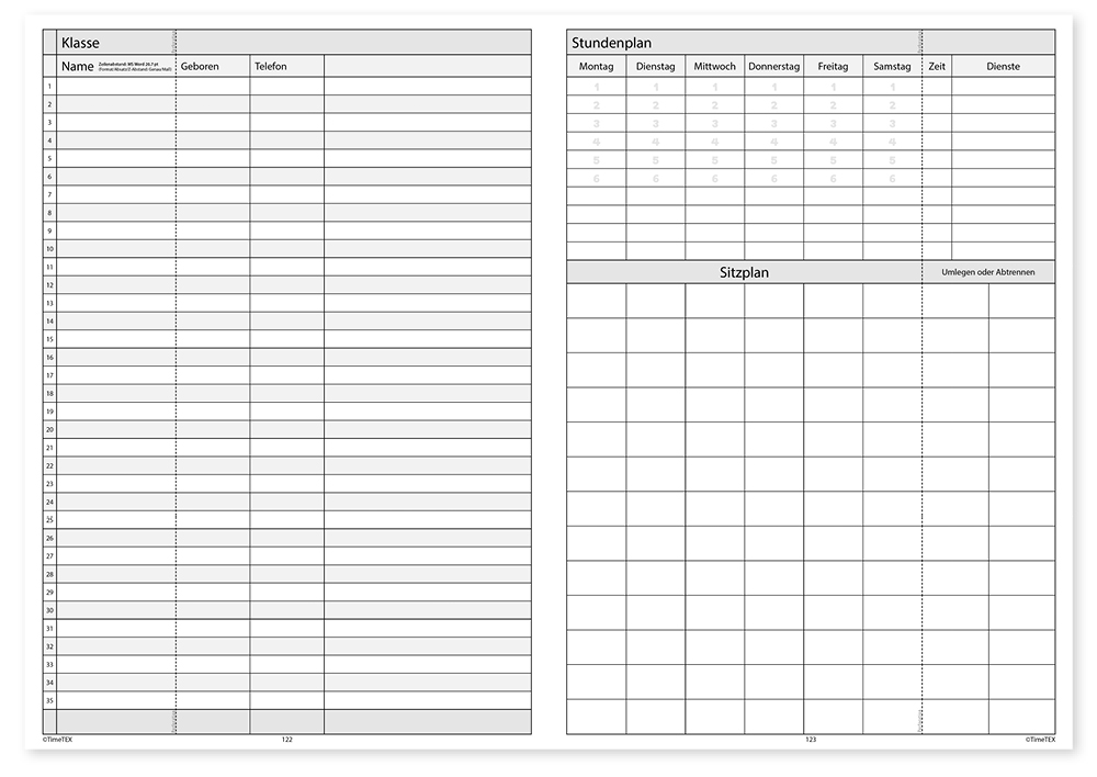 Natura-Planer-Set 2025/2026 A4-Plus
