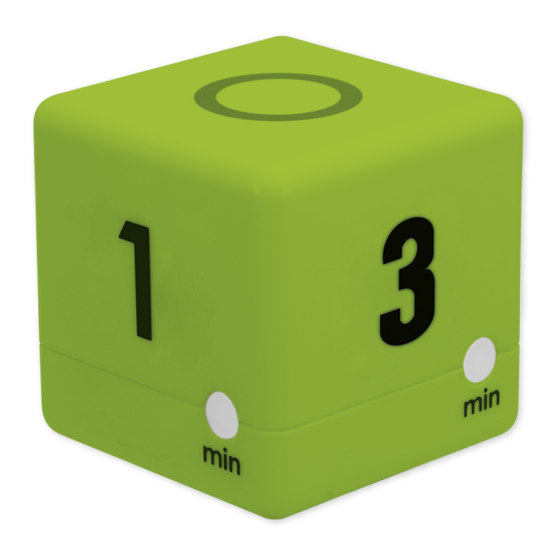 TimeTEX varigheds- tids terning med 4 faste tider (1, 3, 5 & 10 minutter)